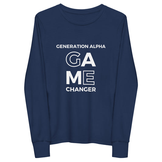 Generation Alpha Game Changer -Youth long sleeve tee