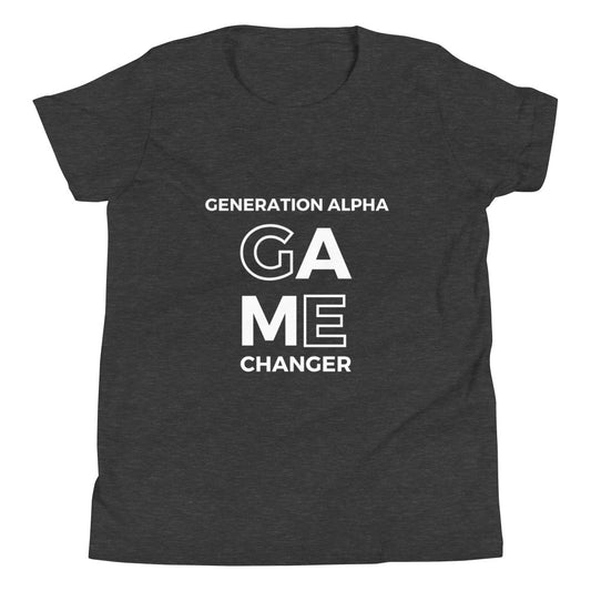 Generation Alpha Game Changer -Youth Short Sleeve T-Shirt